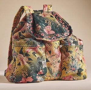 Anthropologie Floral Backpack